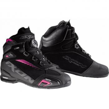 Scarpe moto donna Ixon Bull WP nero rosa 38