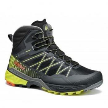 ASOLO Tahoe Mid GTX MM (Noir/Jaune) – Chaussure Homme pour Randonnée