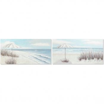 Dkd Home Decor Meeresblick Bild (140 x 3 x 70 cm) (2 Stück)
