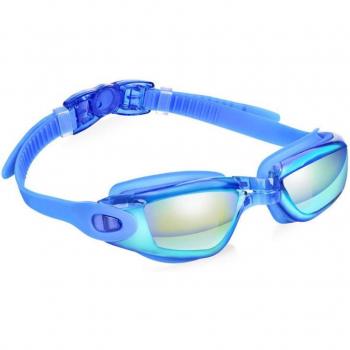 Anti-Fog Swim Goggles with Earplugs and Nose Clip