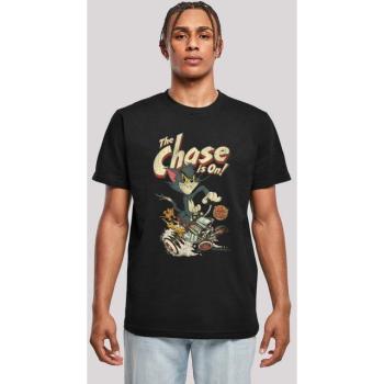 Tom & Jerry F4NT4STIC Chase Is On – Herren Basic T-Shirt XS Schwarz