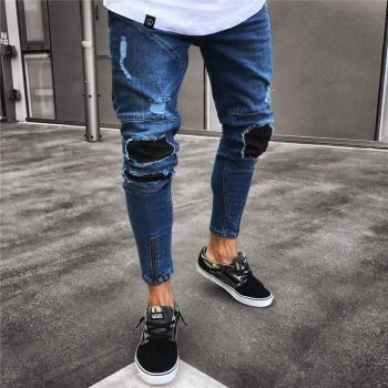 Pitillo Casual de Diseño Rip para Hombre