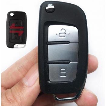 2 3 Buttons Flip Folding Key Case for Geely EC7-RV