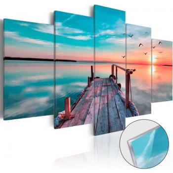 Verre acrylique mural motif Marina Oubliée 100x50 cm
