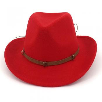HOAREE Wide Brim Cowboy Hat