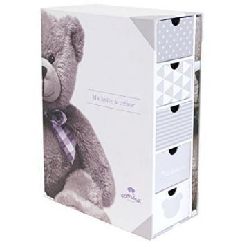 Boite à trésors + livre de naissance DOMIVA My Little Bear
