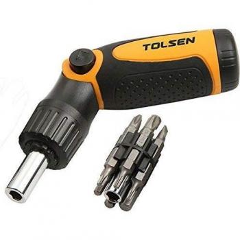 Tolsen Folding Ratchet Screwdriver Tool Kit