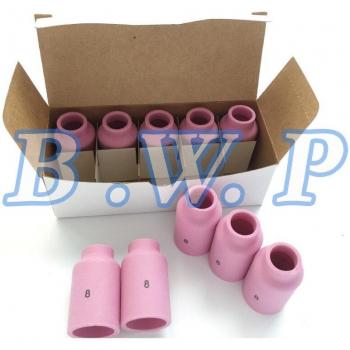10PCS 54N14 (#8) Gas Lens TIG Alumina Cup Nozzles for DB Torches