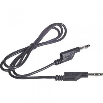 Cavo banana 4 mm 1.00 m Nero
