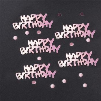 Confettis or rose pour anniversaire 18/21/30/40/50/60