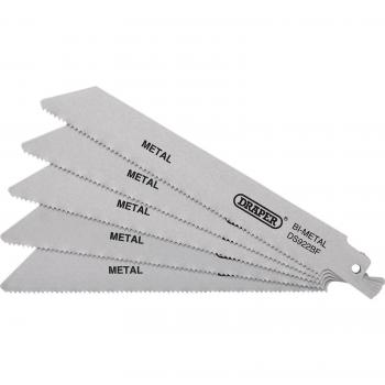 Draper Bi-Metal Reciprocating Saw Blades 150mm Pack of 5
