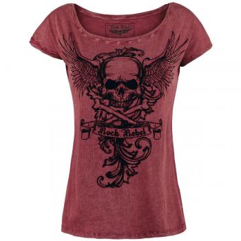 Rock Rebel by EMP All In The Mind Girl-Shirt bordeaux in M