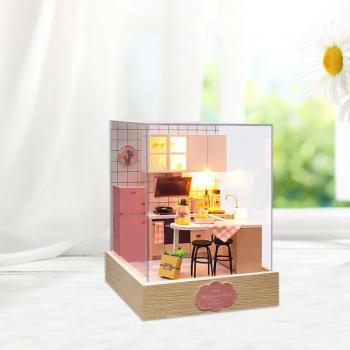 Kids DIY Mini Dollhouse Furniture Set