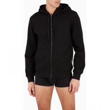Felpa Con Zip Uomo Emporio Armani Black S