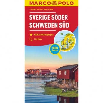 Marco Polo Regiokarte S Schweden Süd 1:325 000 (Marco Polo Länderkarten)