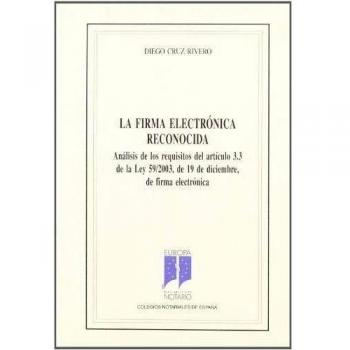 La firma electrónica reconocida