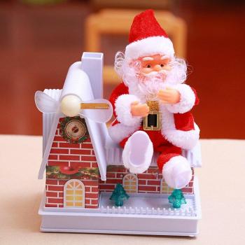 Jouet de Noël Brillant avec Père Noël et Mélodies
