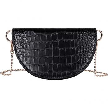 Bolso de Lujo con Patrón de Cocodrilo