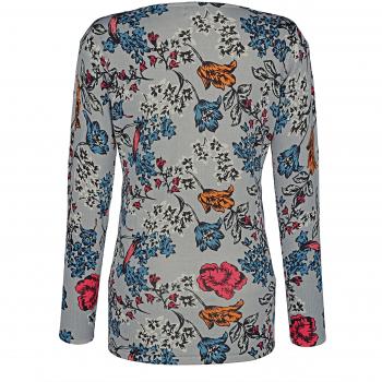 Alba Moda Damen Pullover Weiß – Majestätischer All-Over-Design