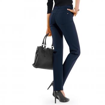 Damen-Schlupfhose Toni – relaxed Fit, Marineblau, 1-teilig