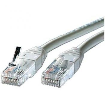 ROLINE Ethernet Kabel Cat 5e | RJ45 Netzwerkkabel | Grau 1 m