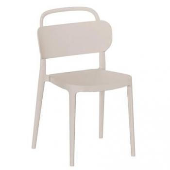 Pufa de Exterior Beige “Edda” 78×47 cm