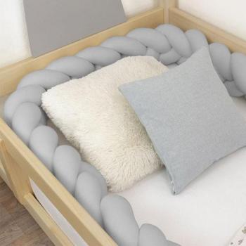 Lattice bedding girder gris 20×200 cm Benlemi