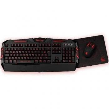 Pack Gaming Teclado/Ratón/Alfombrilla Konix Drakkar Raider