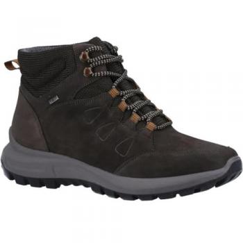 Cotswold Dixton Dunkelbraune Lederstiefel für Herren