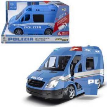 Re.El.Toys S.R.L. Reel Toys Unità Mobile Della Polizia A Frizione Con Luci E Suoni