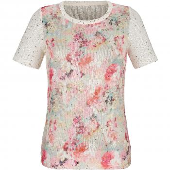 Mona Damenpullover 52 % Baumwolle – elegante Rundhals‑Kombination