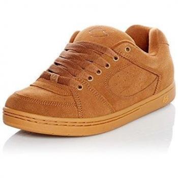 ES Herren Accel OG Skateschuhe, Braun/Gummi, 8.0