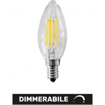 Lampadina LED Filamento Oliva 6W 4000K E14 Dimmerabile Alca Power C35
