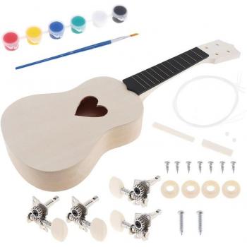 Kreative DIY Ukulele für kleine Musiker
