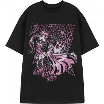 Monster High Shirt Draculaura 4G Meno Stile Nera