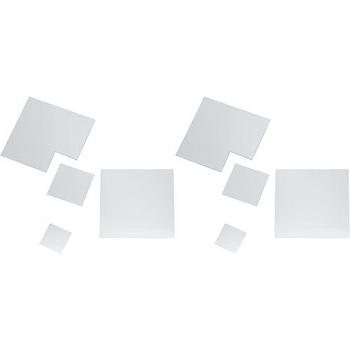 Set double miroir mural « Palette », format carré