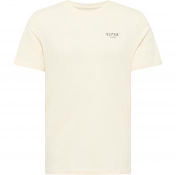 T-shirt Beige Coupe Droite Mustang