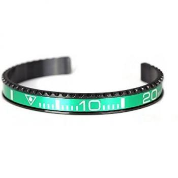 Oyster Bracciale Uomo Verde 18 cm