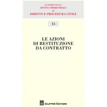 Azioni di restituzione da contratto