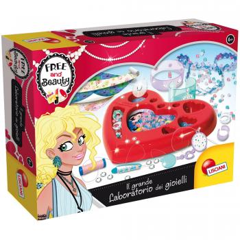 Lisciani Giochi Free And EAUTY 63789-Free & Beauty Il Grande Laboratorio dei Gioielli