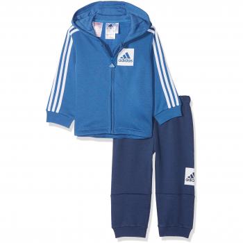 Chándal Unisex Niños adidas I E 3S Fzhd Fl, Azul