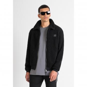 Sudadera Negra MMFL01036-FA210084 – Estilo Teddy