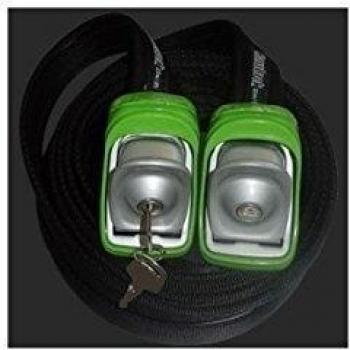 Kanulock 3,3 m / 11 Ft abschließbares Zurrset