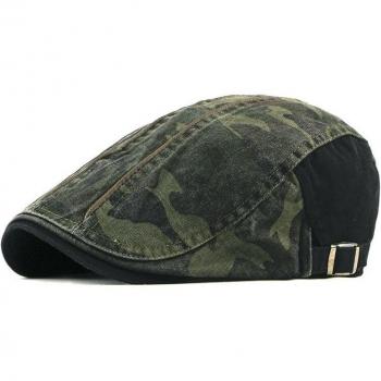 Camouflage Newsboy Cap