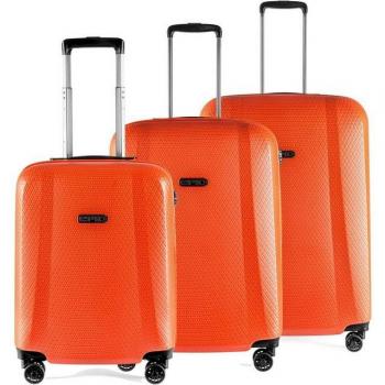 EPIC 3-teiliges Trolleyset GTO 5.0, 4 Rollen, Orange
