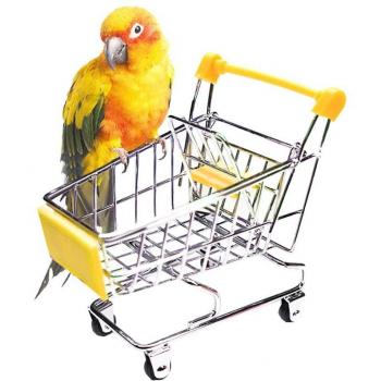 Pet Bird Shopping Cart
