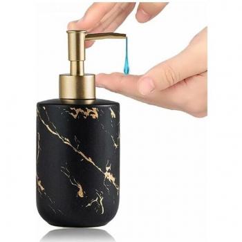 Accessori Bagno YMYNY Dispenser di Sapone Nero 300ml