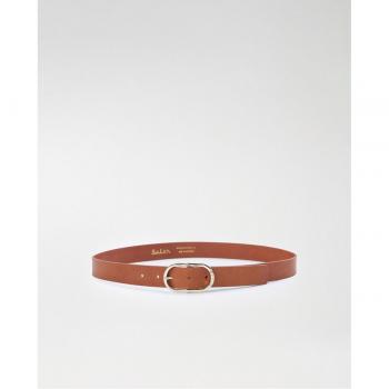 Cinturón de mujer Salsa en piel liso color camel