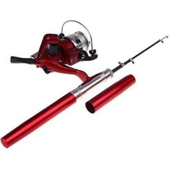 Retractable Mini Fishing Rod by Lixada – Pocket Pen Included