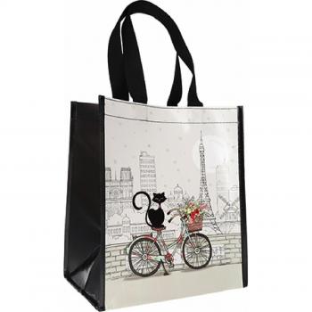 Gerecycleerde plastic draagtas Kiub Bug Art Hond Velo